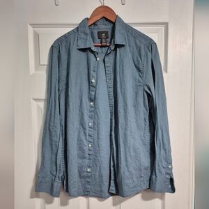 Linen / Cotton Button Up Men's Shirt